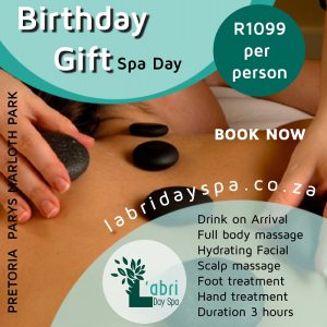 birthday gift spa special