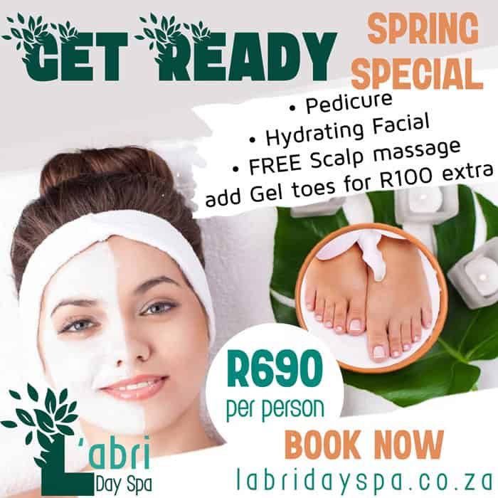 Spa spring special L'abri day spa