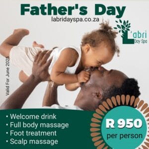 Fathers day spa special 2025 L'abri day spa