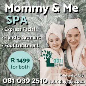 Mommy & Me spa L'abri day spa Parys