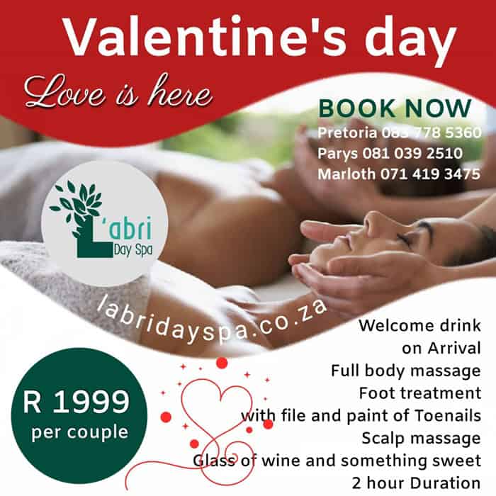 Valentine's Love is Here spa special L'abri