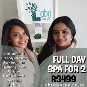 Full day spa day for 2 - L'abri day spa
